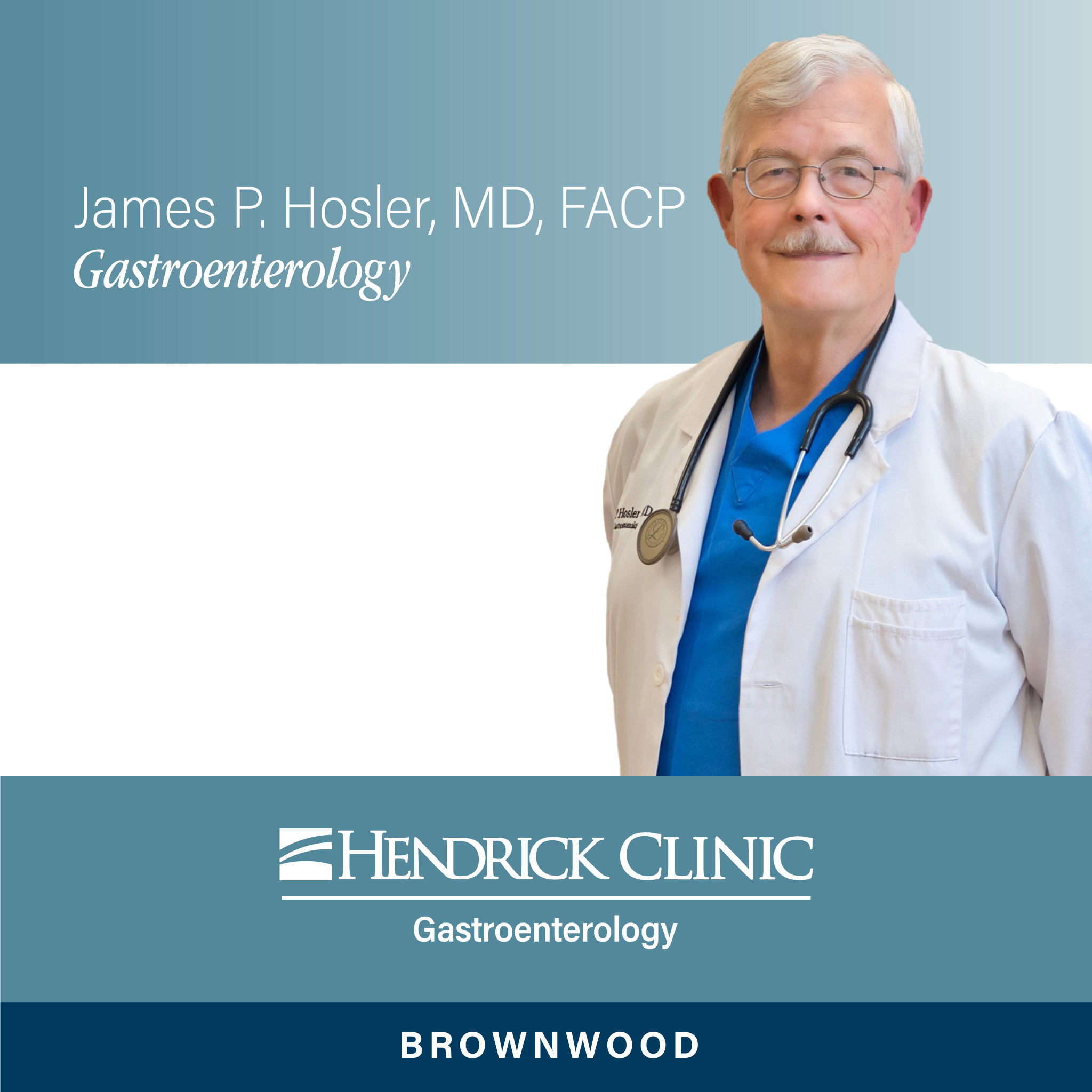 Hendrick Clinic welcomes James P. Hosler MD